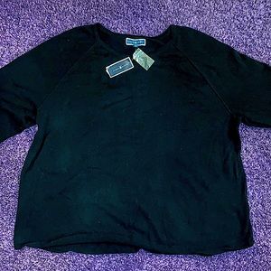 Karen Scott, 3X, Women’s top, Deep Black